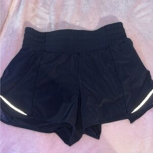 black hottie hot lululemon shorts